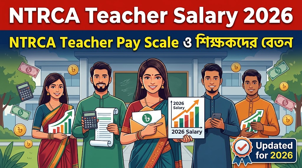 NTRCA Teacher Salary 2026 | NTRCA Teacher Pay Scale ও শিক্ষকদের বেতন