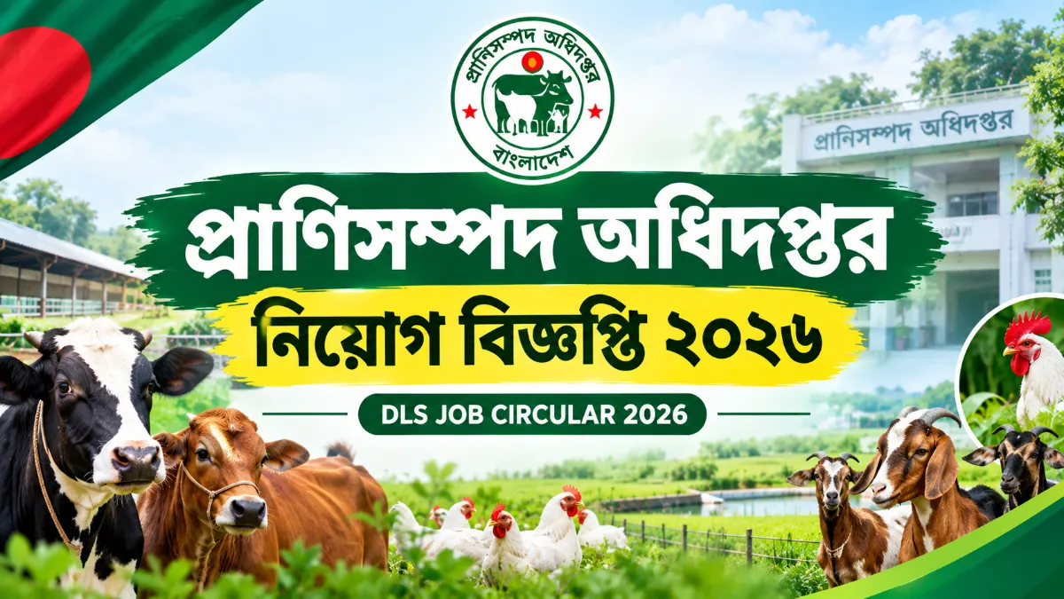 প্রাণিসম্পদ অধিদপ্তর নিয়োগ বিজ্ঞপ্তি ২০২৬
