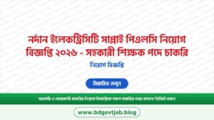 নর্দান ইলেকট্রিসিটি সাপ্লাই পিএলসি নিয়োগ বিজ্ঞপ্তি ২০২৬ – সহকারী শিক্ষক পদে চাকরি